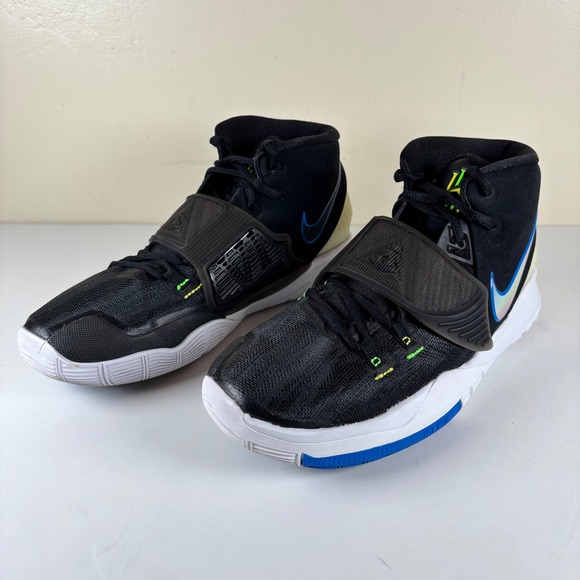 Nike Kyrie 6 BQ5599-004 Basketball‎ Shoes Black Glow in the Dark Boy's 7Y